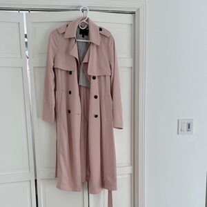 Banana Republic Blush Pink Trench Coat